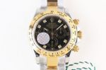 The Best MR Factory Swiss Replica Rolex Daytona Gold Ceramic Bezel Watch Stainless Steel 2-Tone Band